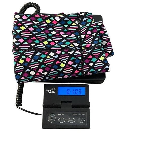 Victoria's Secret VSX Sport Womens Multi Colored Geometric Wide Waist Leggings L - Picture 12 of 12